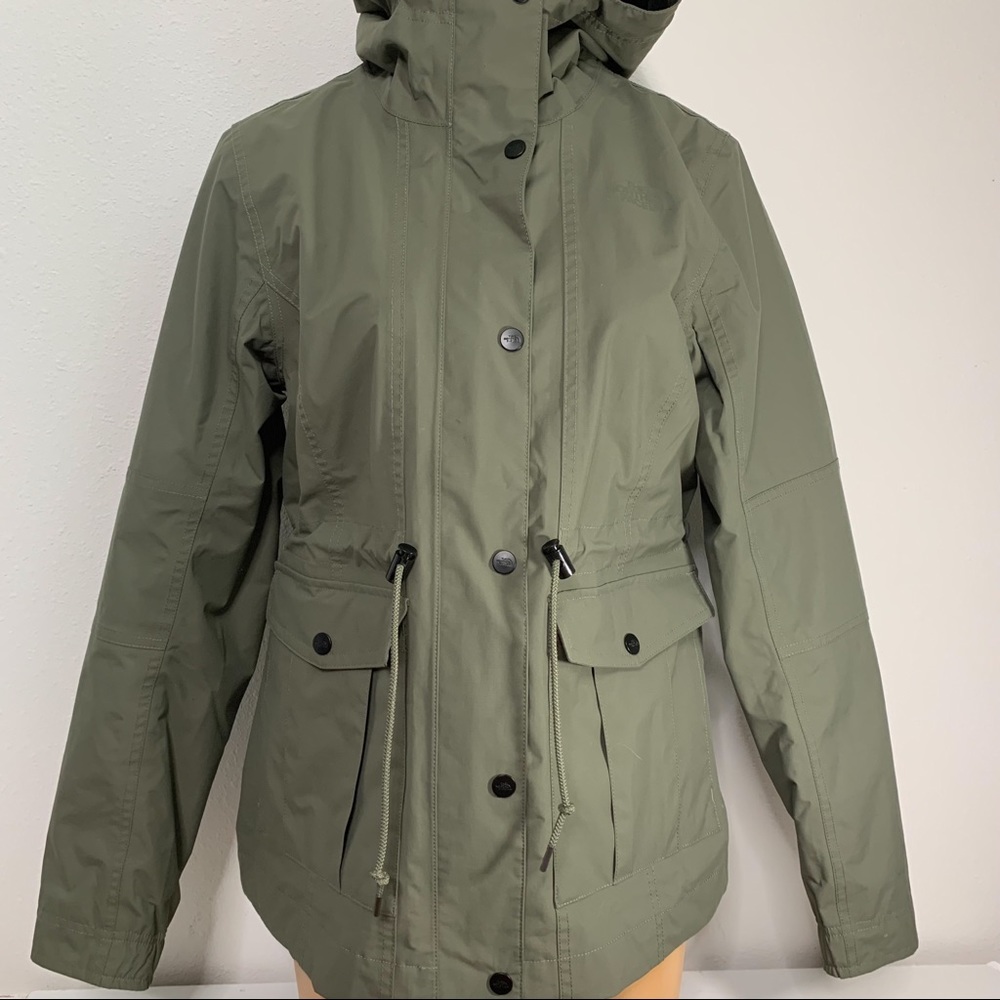 The North Face Green Raincoat